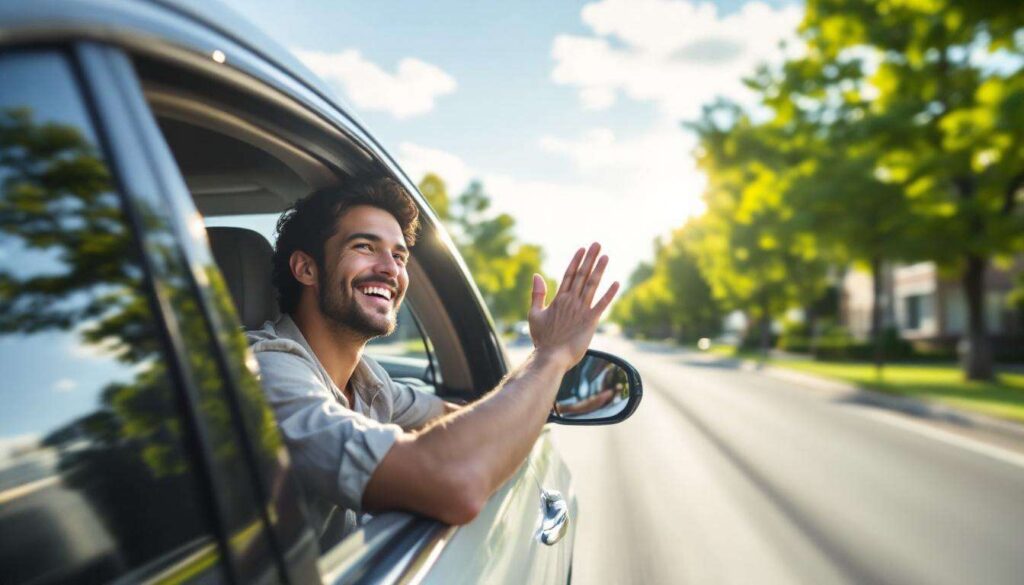 Autofahrern zum Dank zuwinken: Die Psychologie erklärt, warum das typisch für bestimmte Persönlichkeiten ist