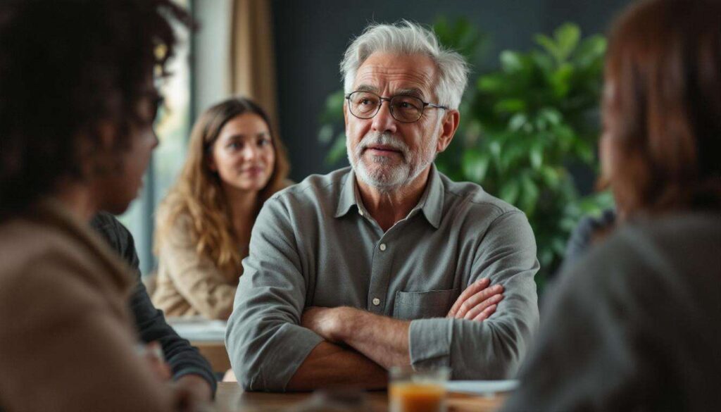 Wer beim Sprechen oft die Arme verschränkt, zeigt laut Körpersprache-Forschern dieses Signal